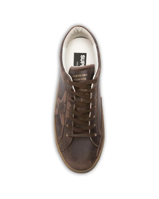 Golden Goose Deluxe Brand Brown Superstar Sneakers for men