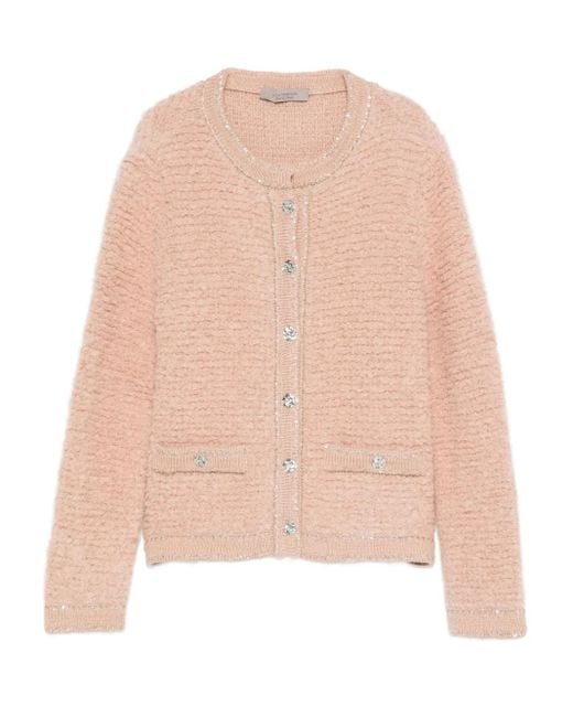 D.exterior スパンコール カーディガン Natural