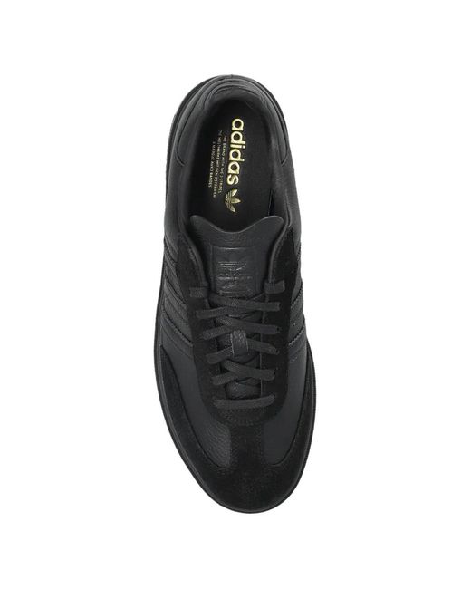 Adidas Black Samba Lx Freizeit Panelled Lace-Up Sneakers