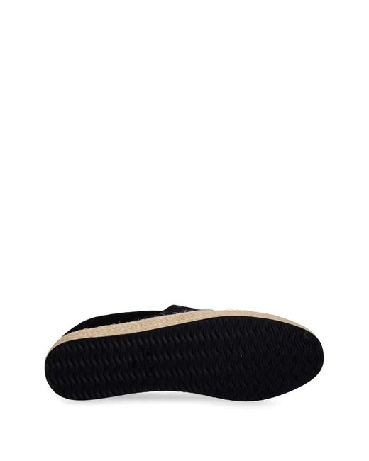 Gant Black Elasticated-Strap Braided Espadrilles