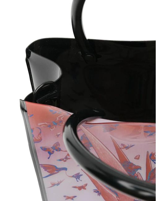 PEACE AND AFTER Red The Mad Prince Tote Bag for men