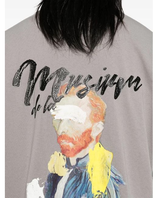 Musium Div. T-Shirt Mit Logo-Print in Gray für Herren