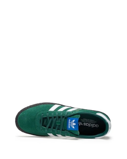 Adidas Green Montreal Rm Three-Stripe Suede Sneakers for men