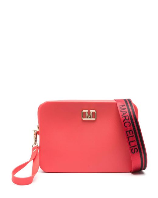 Bandolera Flat Flower Marc Ellis de color Red