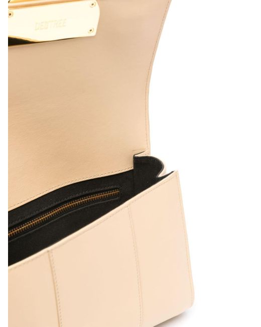 D'Estree Natural Simone Leather Cross Body Bag
