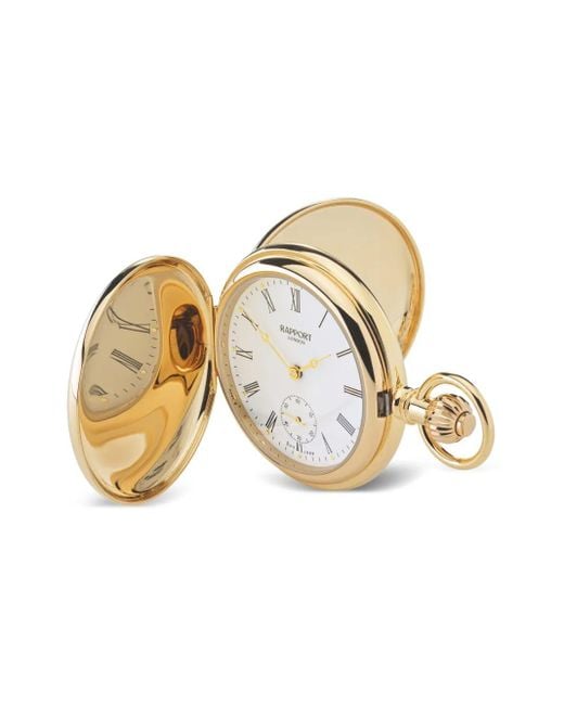 Rapport Metallic Double Hunter Pocket Watch for men