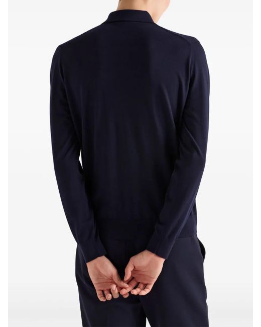 Prada Polo Shirts in het Blue voor heren