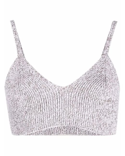 Off-White c/o Virgil Abloh Gray Languid Knitted Top