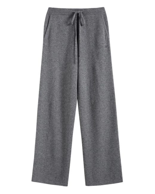 Chinti & Parker Gray Drawstring Knitted Trousers