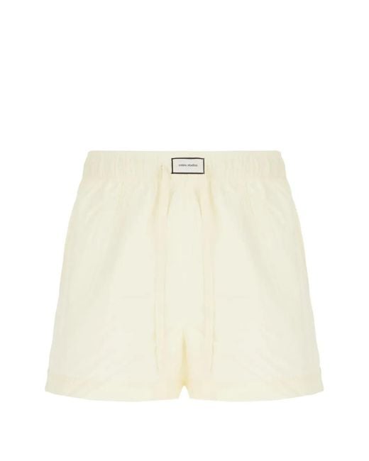 Entire studios Natural Cotton Bermuda Shorts for men