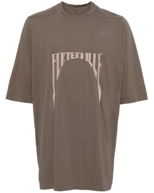 Rick Owens Brown Porterville T-shirt for men