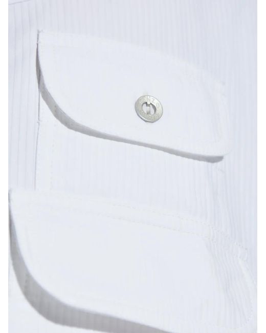 KENZO White Cotton Shirt for men