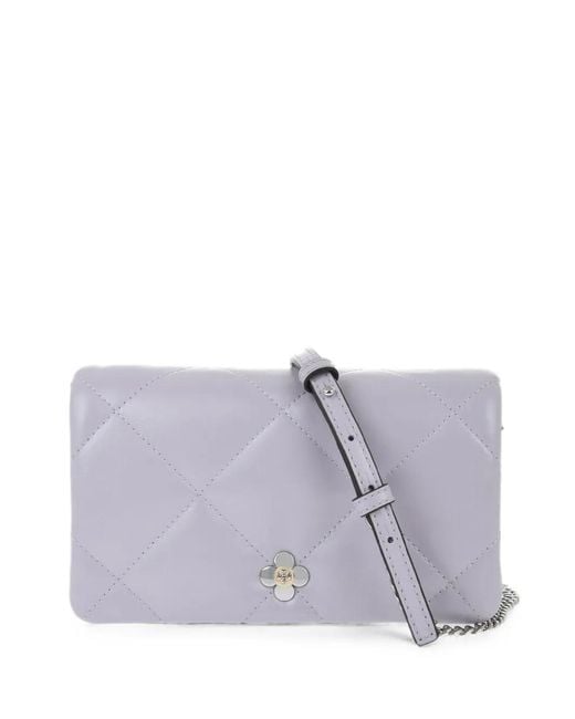 Tory Burch Purple Kira Quilted Crossbody Bag