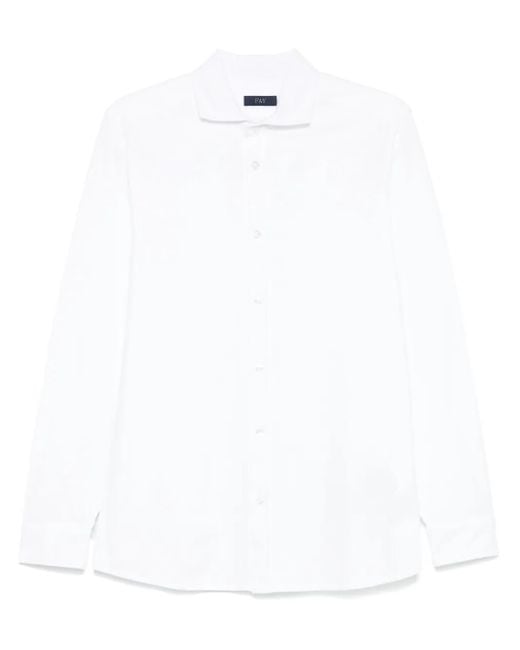 Camisa De Algodón Fay de hombre de color White
