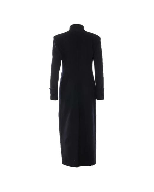 Pinko Black Button-Up Single-Breasted Coat
