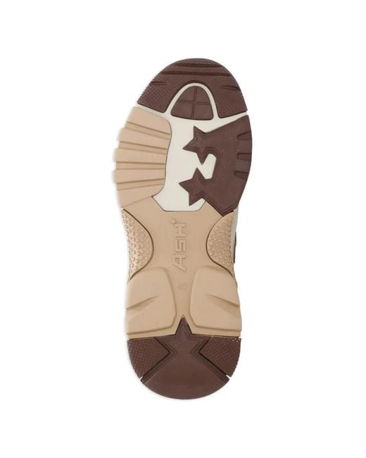 Ash White Addict Panelled Sneakers