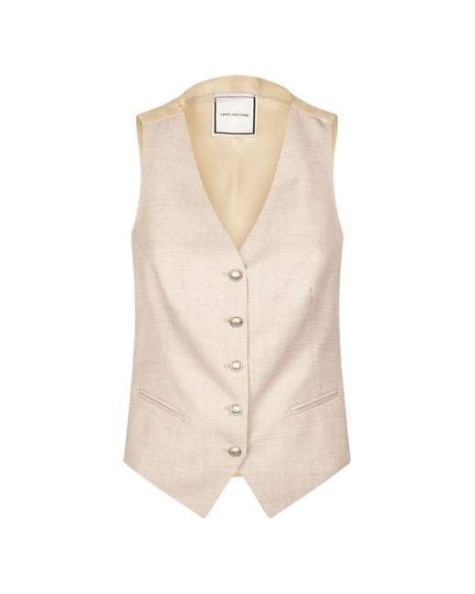 Tagliatore Natural Button-Up Waistcoat