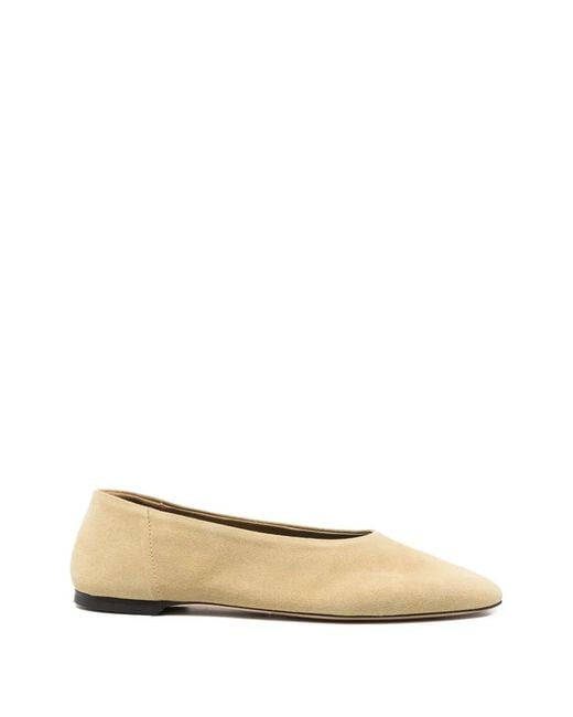 Totême Natural Suede Ballet Flats