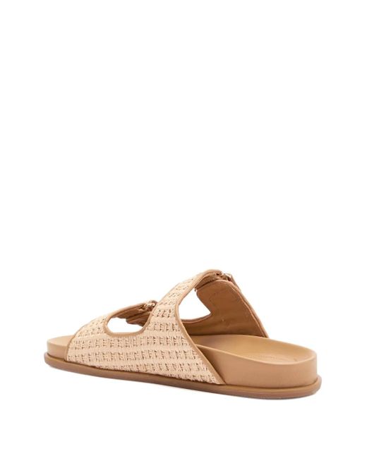 Jimmy Choo Natural Fayence Pearl-Embellished Sandals