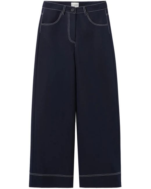 Claudie Pierlot Blue Hose mit weitem Bein
