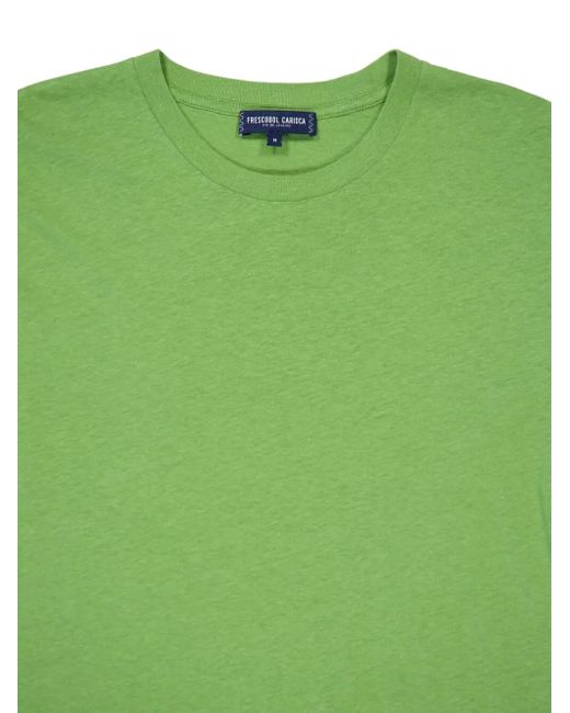 Frescobol Carioca Green Dinis Short-Sleeve Crew-Neck T-Shirt for men