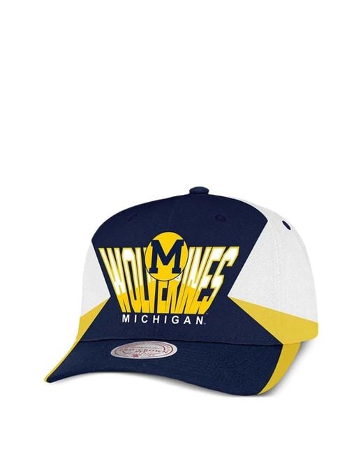 Mitchell & Ness Blue Retrodome Pro Graphic-Print Snapback Cap for men