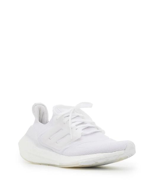 Adidas White Forum Mid Chunky-Sole Sneakers for men