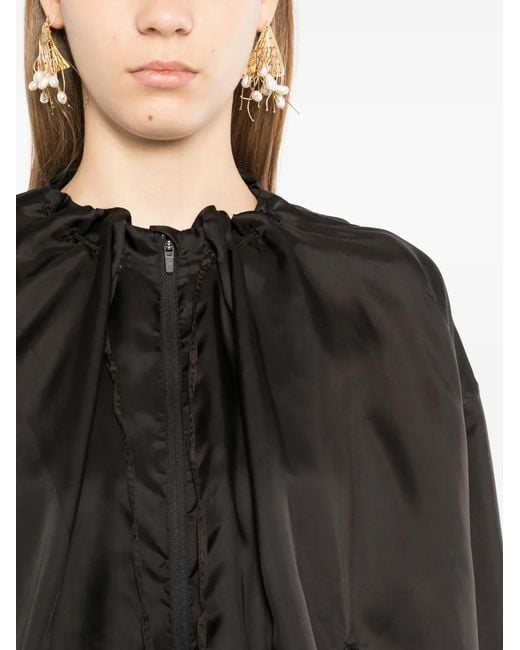 JNBY Black Oversized Satin Jacket