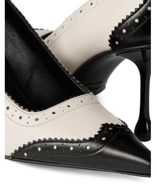 Jimmy Choo White Ixia 80 Pumps