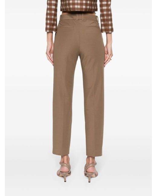Joseph Natural Toile Coleman Cropped Trousers