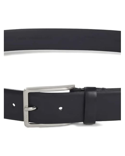 Boss Black Square-Buckle Belt for men