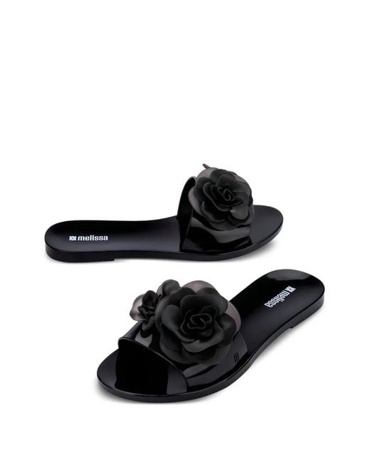 Melissa Black Babe Petals Sandals