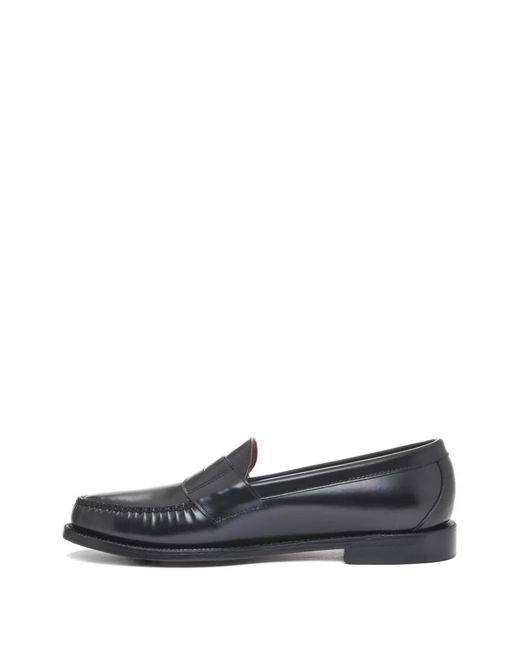 Sebago Gray Cayman Leather Penny Loafers for men