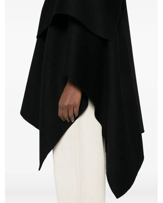 Rohe Black Double-Faced Poncho