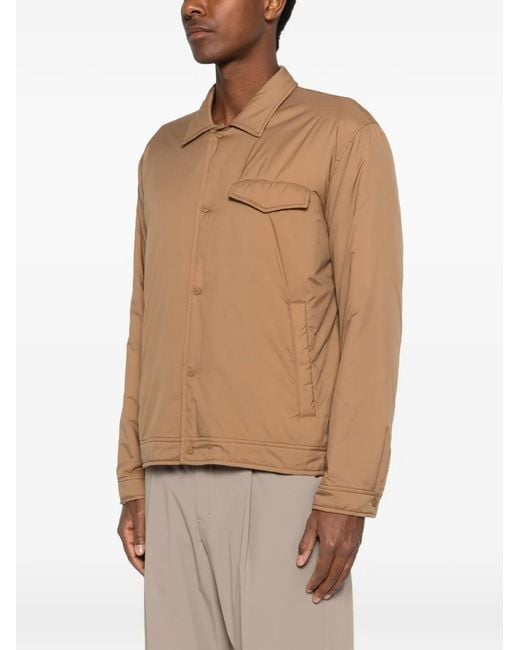Herno Natural Padded Shirt Jacket for men