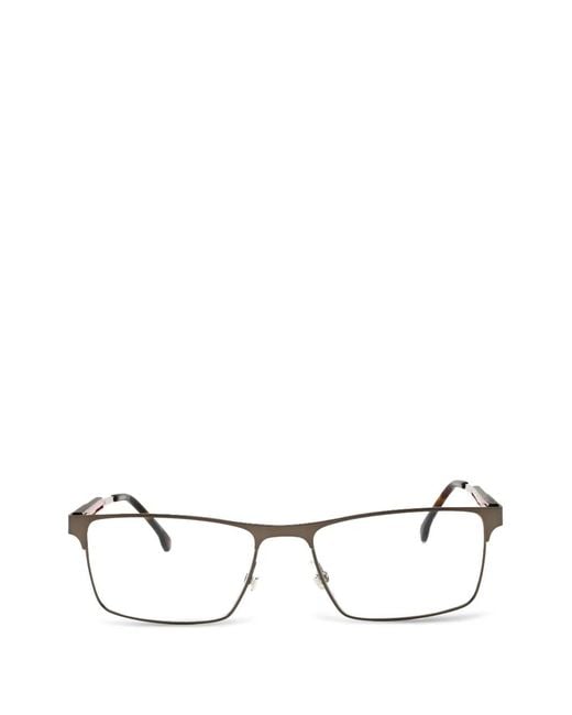 Carrera Brille Mit Eckigem Gestell in White für Herren