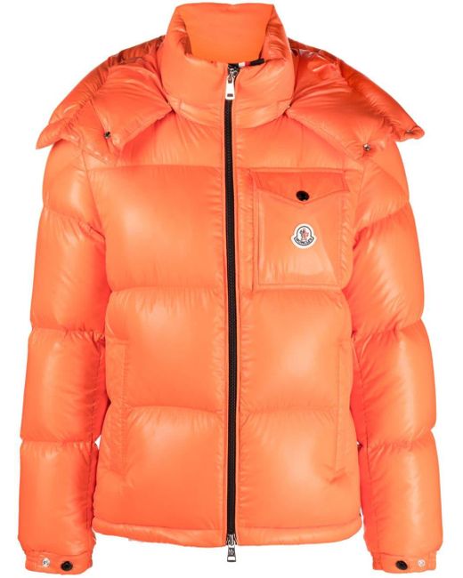 メンズ Moncler Montbeliard パデッドジャケット Orange