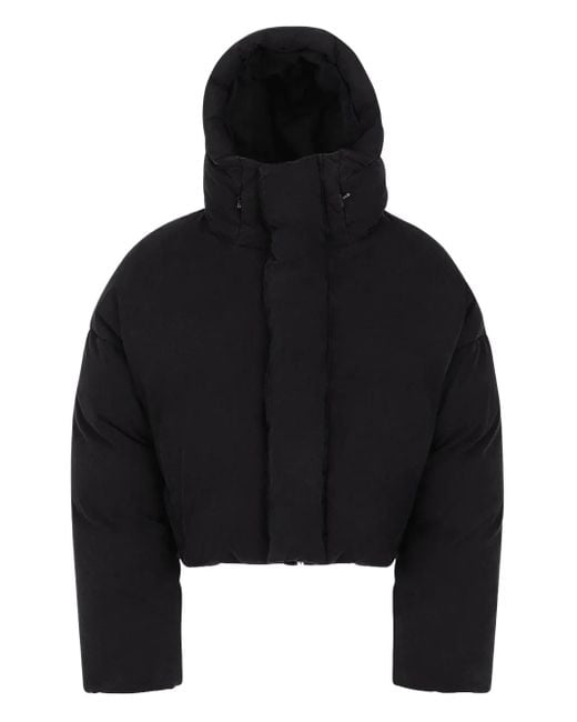 Entire studios Black Cropped-Steppjacke