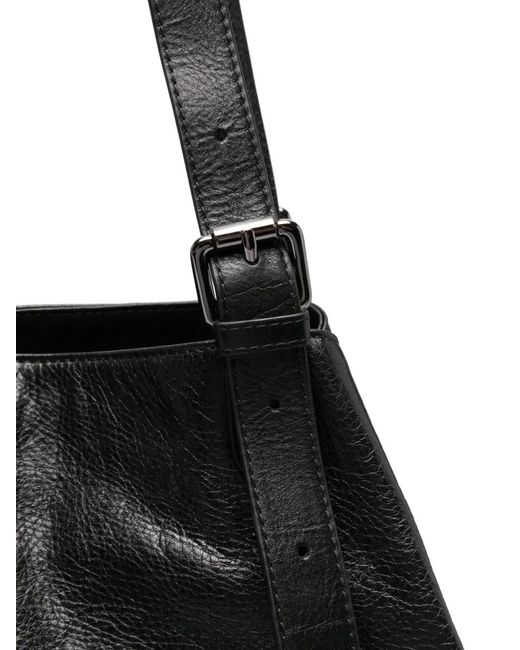 AUTENTICA 504 Black Buckle Strap Backpack