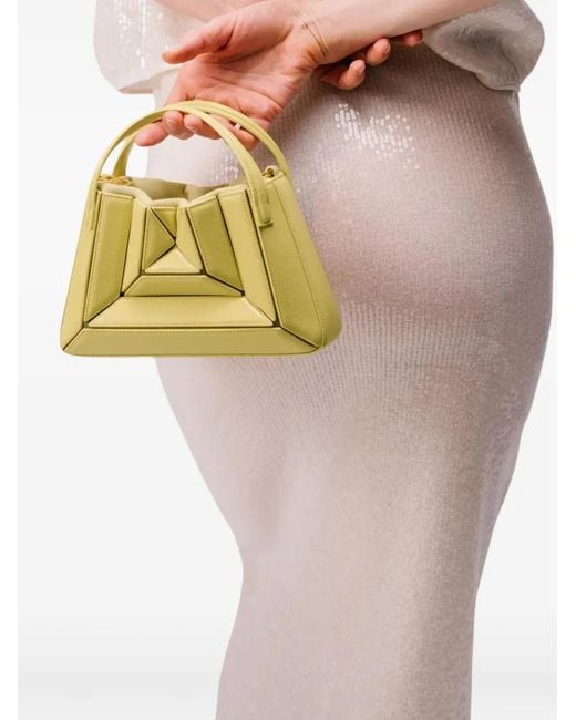 Borsa Tote Sera Mini di Mlouye in Yellow