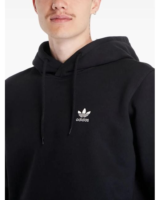 Adidas Blue Trefoil Essentials Hoodie for men