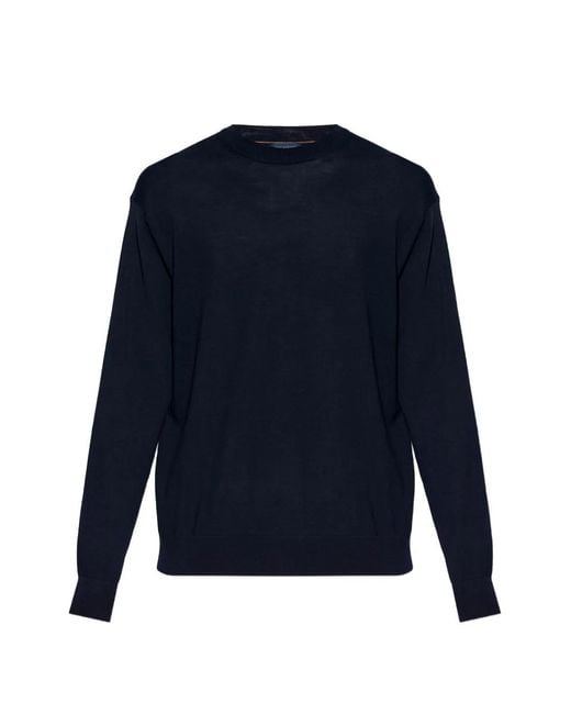 Paul & Shark Blue Long-Sleeves Sweater for men