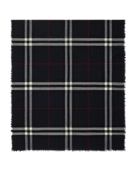 Sciarpa A Quadri di Burberry in Black