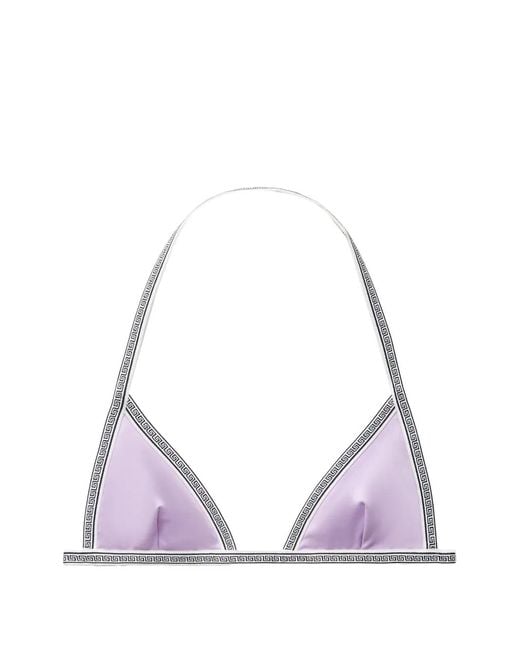 Versace Bikinitop in het Purple