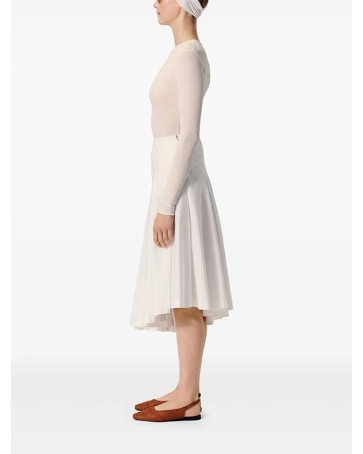 FFORME White Rio Midi Skirt