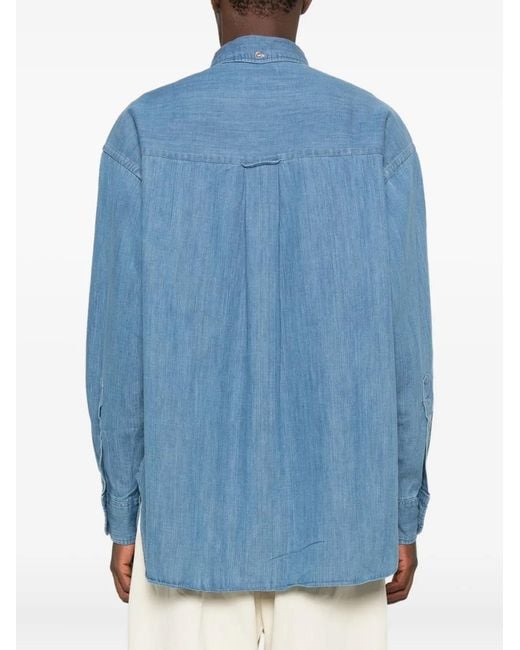 Studio Nicholson Blue X Beams Plus Oxford Shirt for men