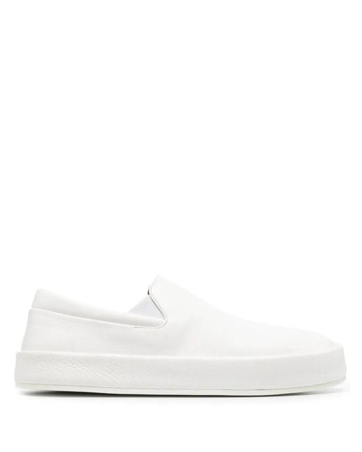 Marsèll White Cassapelle Slip-On Sneakers for men