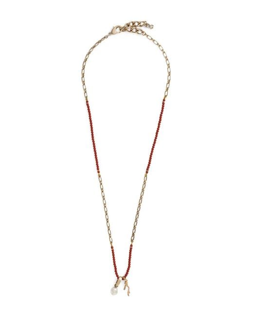 Dolce & Gabbana Metallic Gemstone-Detail Necklace for men