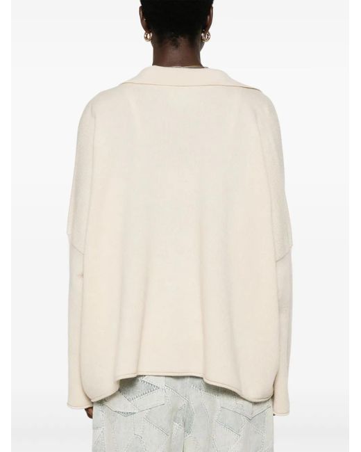 Alanui Natural Finest Polo Sweater