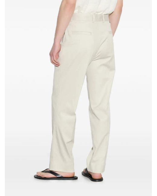 Paolo Pecora White Pantalon Chino Ample for men